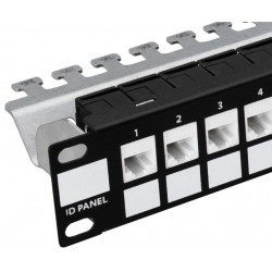 Modular Patch Panel, 19" 1U 24 ports, Black
PPM19-1U-24P-B