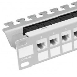Modular Patch Panel, 19" 1U 24 ports, Grey
PPM19-1U-24P-G