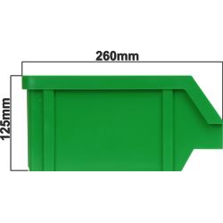 Pojemnik magazynowy duży (zielony) / BIN-L-G
