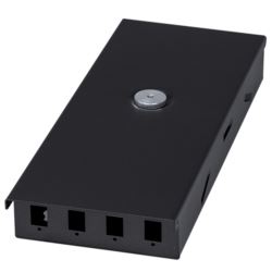 Przełącznica  naścienna PSN1 4xSC Simplex, Czarna