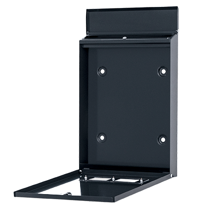 Wall-mounted letterbox 365x250x50 mm, galvanized-anthracite