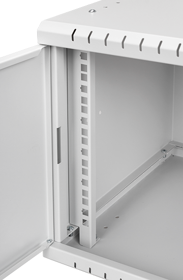 RACK cabinet 19" 6U 350MM, Metal-Gray